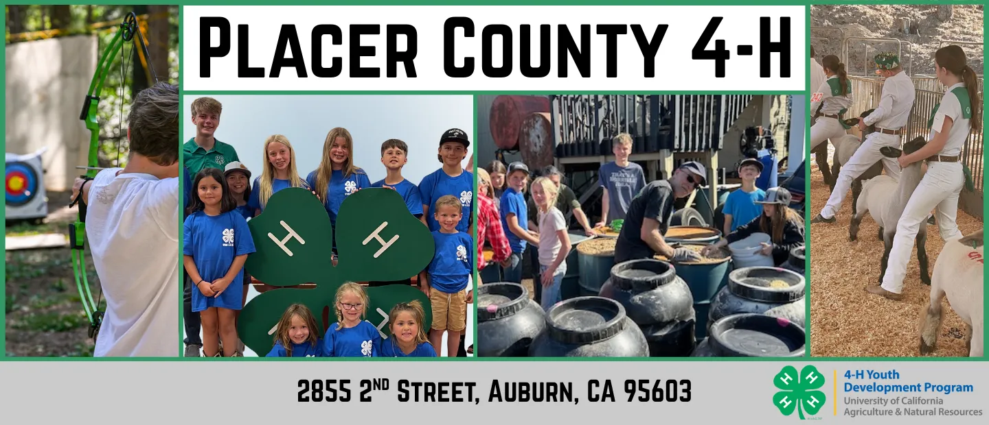 Placer County 4-H 2855 2nd Street Auburn CA 95603