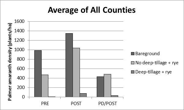 On-farm Palmer densities