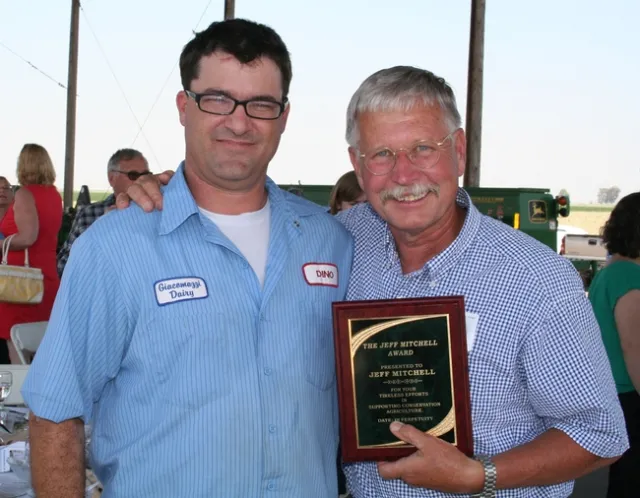 Dino Giazomazzi, left, and Jeff Mitchell.