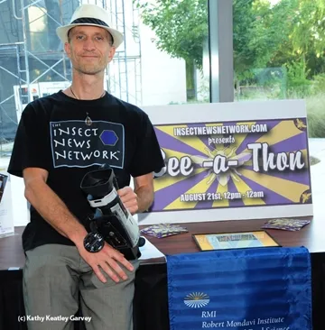 Emmet Brady, cultural entomologist. (Photo by Kathy Keatley Garvey)