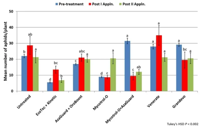 Celery aphid study graph 1