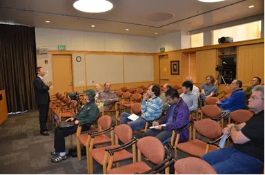 Dr. Li Hongwen giving presentation