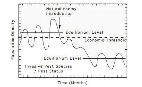 Moran biocontrol graph