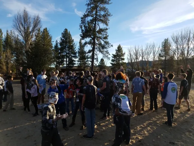 Day and night hikes helped participants stay physically active throughout the weekend.