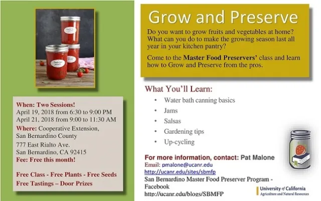 Work March April classes 2018