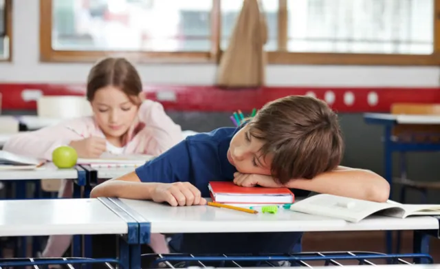 Algunos estudiantes suelen perder la concentracion durante la tarde.