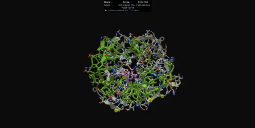 In video game Foldit's Aflatoxin Challenge, players try to fold a protein into a shape that will break down the aflatoxin molecule into something harmless.
