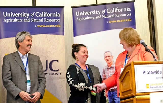 Katherine Soule, UC Cooperative Extension director and youth, families and communities advisor in San Luis Obispo and Santa Barbara counties, won the Outstanding New Academic award.