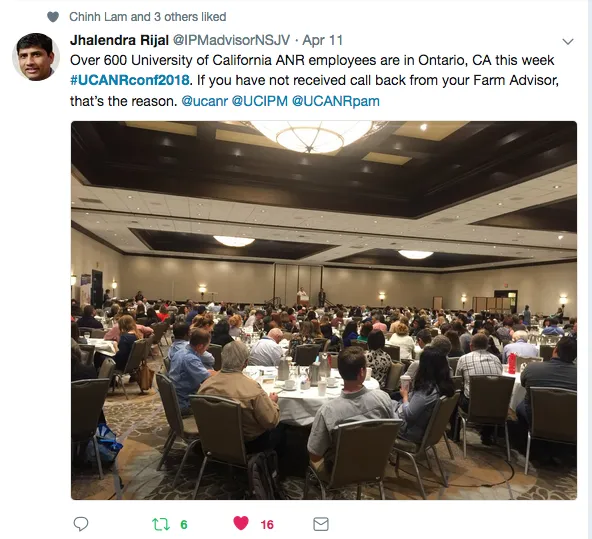 600 ANR at Statewide tweet