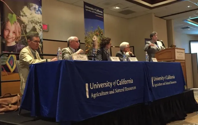 Discussing innovation, panel member Wendell Brase of UC Irvine said ANR is a resource with UC because it is “connected with the public. You're trusted in your community.”