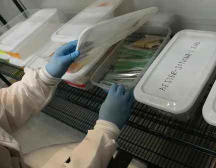 Inside the insectary. (Photo by Kathy Keatley Garvey)