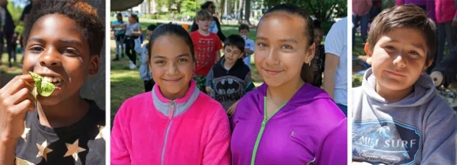 A few students from American Lakes Elementary School said they would be eating at summer meal sites. Left to right, are James Dixon, 9, Yahaira Ramirez, 11, Diana De La Cerda, 12, and Eduardo Liscano, 9.
