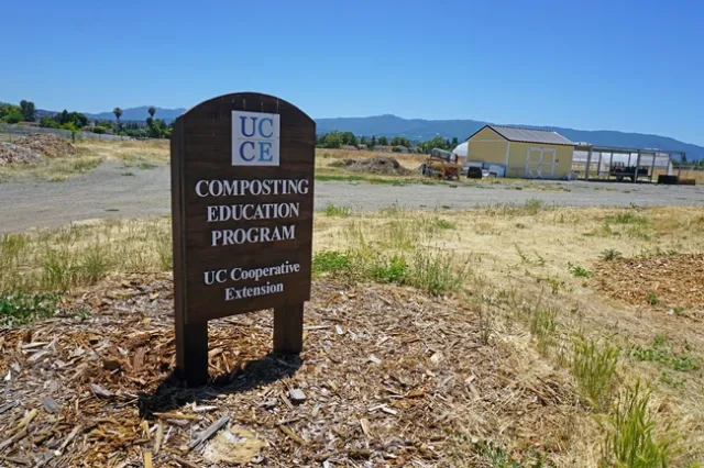 The UC Cooperative Extension Compost Education Program facility at Martial Cottle Park in San Jose.