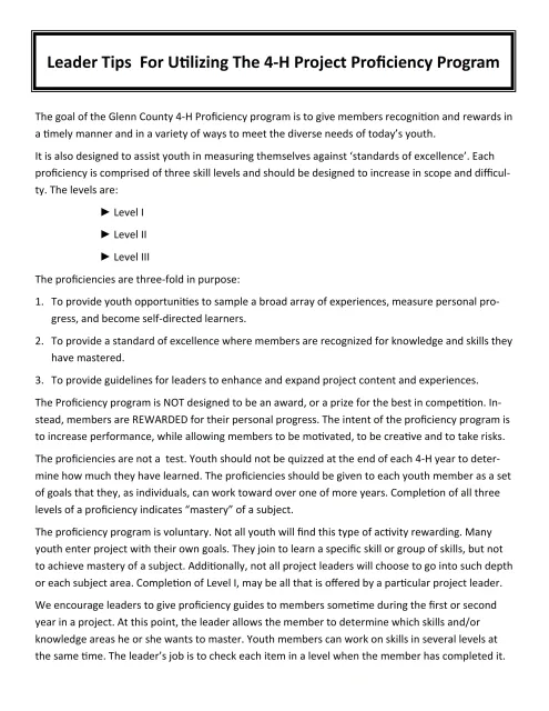 PROFICIENCY TIPS FOR LEADERS_001