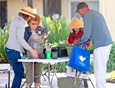 UC Master Gardeners at an event.
