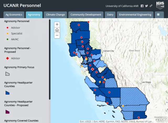 UCANR Footprint Webapp