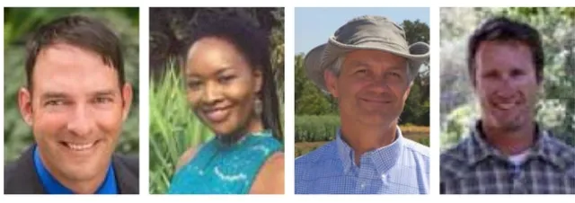 From left, Josh Davy, Fadzayi Mashiri,Guy Kyser and Jeremy James.