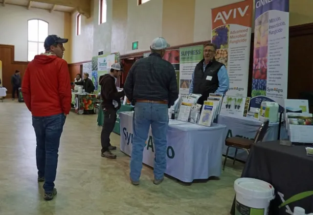 The Ag Innovations Conference in Santa Maria included a trade show.