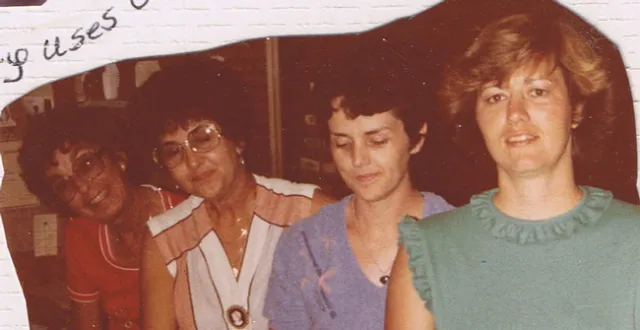 Diana with some Kearney friends.