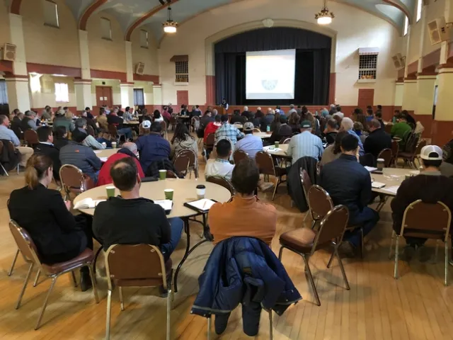 Surendra Dara, Entomology and Biologicals Advisor, speaking to the attendees at the Ag Innovations Conference: Biologicals