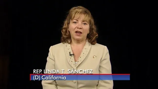 Congresswoman Linda Sanchez welcomed participants via video from Washington D.C.