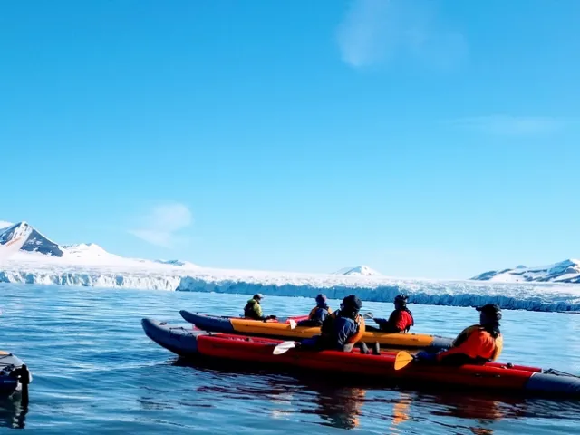 Bill Frost's kayaking trip in Longyerben, Norway