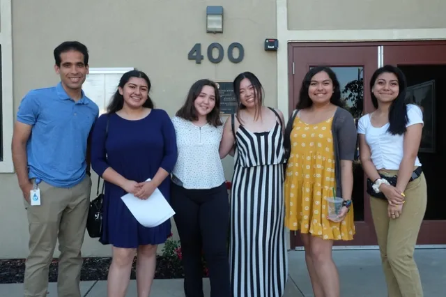 Project Team after successful presentation to the School Board