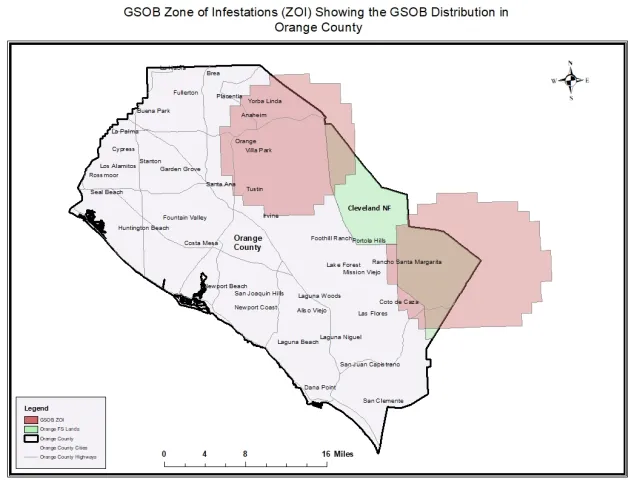 2019 Orange County GSOB ZOIs