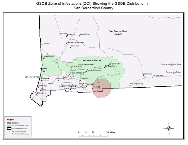 2019 San Bernardino County GSOB ZOIs