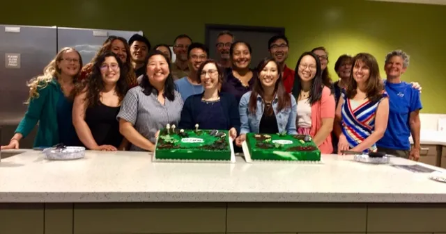 UC IPM staff celebrated the statewide program's 40th anniversary at the ANR building in Davis on July 2.