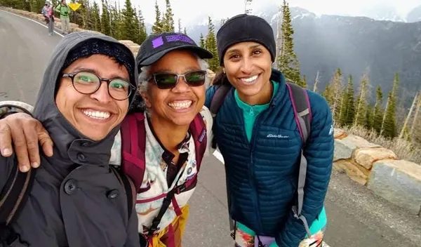 Exploring Rocky Mountain National Park as a Rocky Mountain Science and Sustainability Network Summer Academy alumna. Photo by Miguel Trejo Rangel.