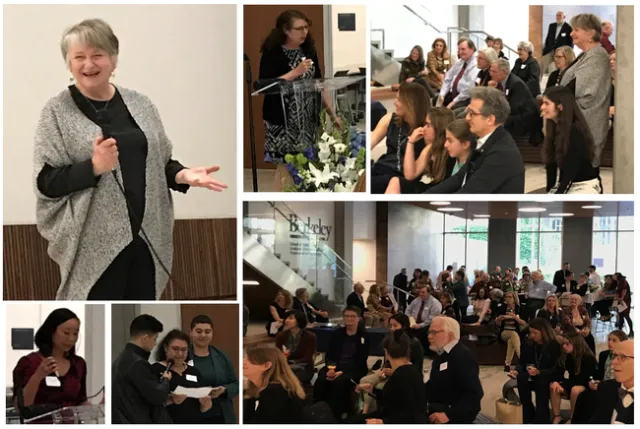 Friends and colleagues celebrated Crawford career accomplishments at her retirement party.