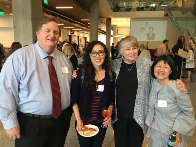 Kelly Brownell, Jen Falbe, Crawford and May Wang at the retirement party.