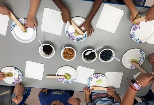 Making 'Ants on a Log'