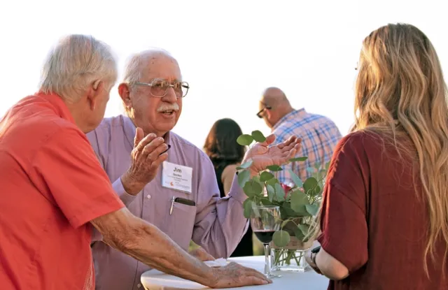 Grower Jim Gorden spoke about his partnership with Ray Copeland and Ray's contributions to the citrus industry.