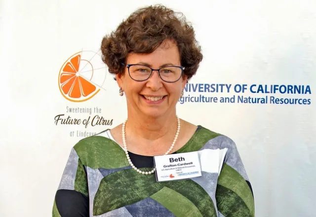 Beth Grafton-Cardwell, Lindcove REC director, aims to raise at least $2 million in donations that, combined with the UC ANR funding, will provide the facilities improvements and program support to take Lindcove REC educational outreach into the future.