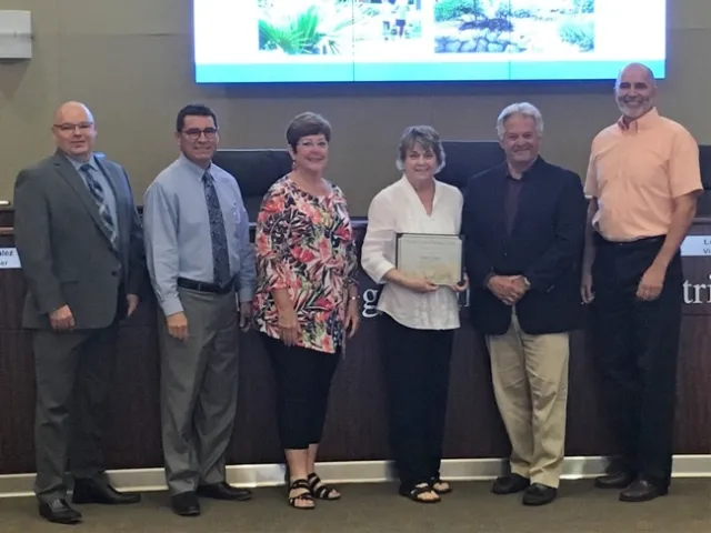 Vikki Gerdes (4th from left)