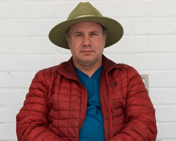 An example of very soft light shot under a shade cloth.