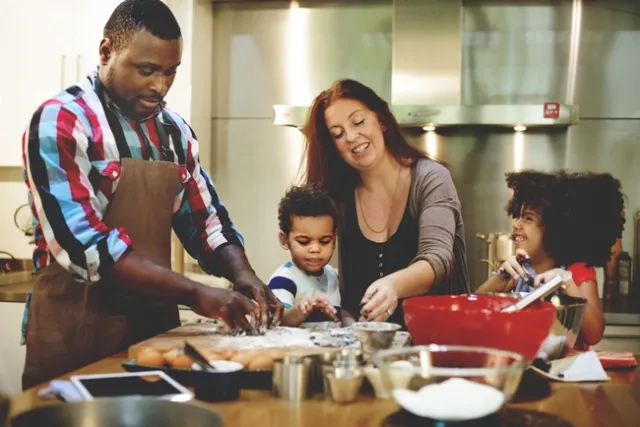 Families that prepare meals at home eat a healthier diet.