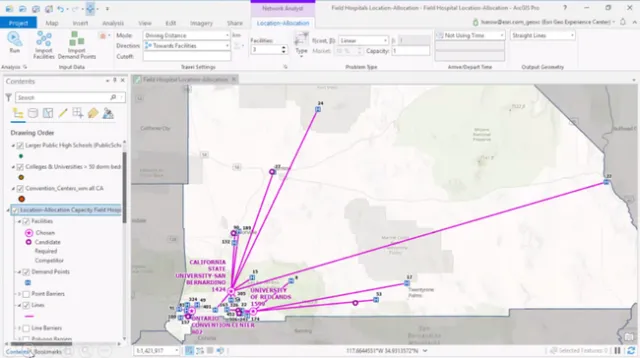 Location / Allocation Modelling in ArcGIS Pro (Dr. Este Geraghty, Esri)