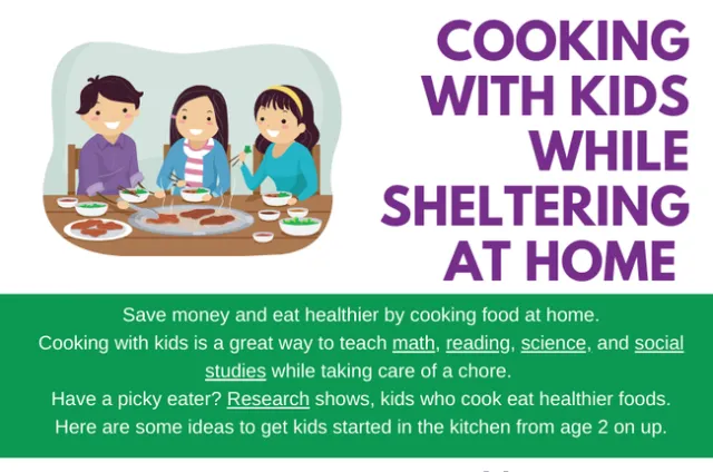 Family eating together