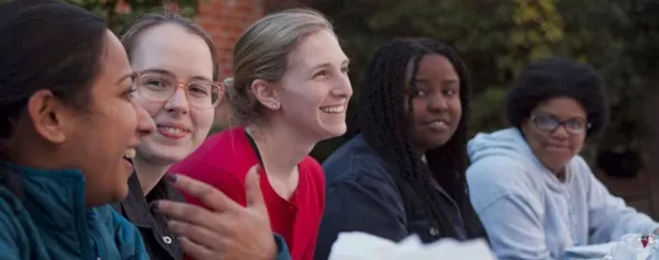 Talking circle for Diversi-Tea. Photo courtesy of Center for Diverse Leadership in Science.