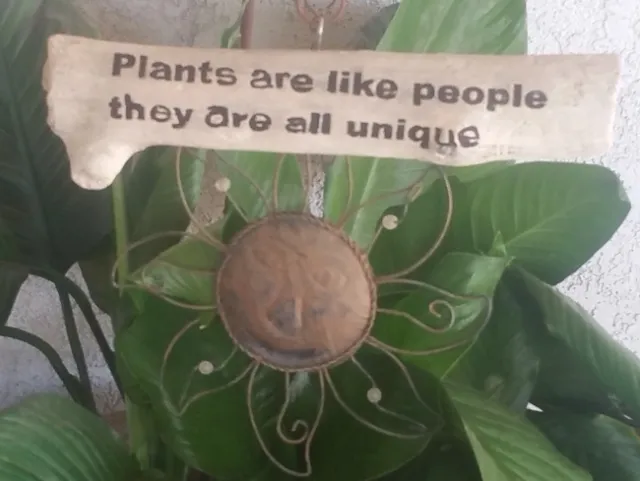 Plaque at Esther's House with Her Motto