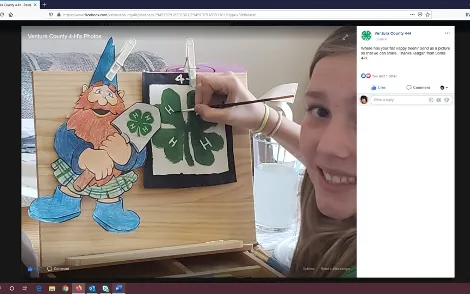 Ventura 4-H helped Happy McGivins bring in donations.