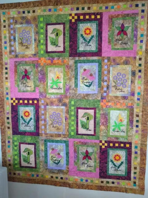 Quilt for the Master Gardener auction