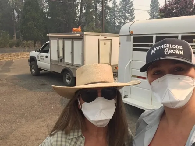 JoLynn Miller, right, poses with another member of Team ELITE, Linda Post.