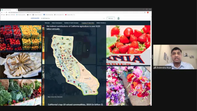 Jhalendra Rijal gave policymakers an overview of the size and scope of California's agricultural commodities.