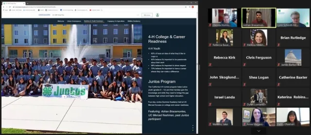 Adrian Bracamontes credited the 4-H Juntos program with helping him get scholarships to attend UC Merced.