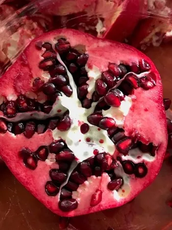 Cut Pomegranate