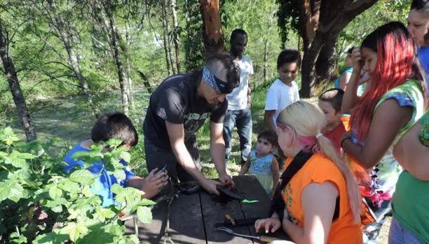 California is home to more than 100 federally recognized tribes and with 720,000 tribal members has the highest Native American population of any state. Klamath tribe members shown. Photo by Jennifer Sowerwine